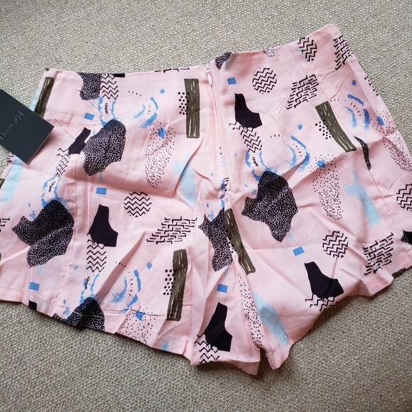 HURLEY Free Set Print Pink Shorts Small - Picture 3 of 4